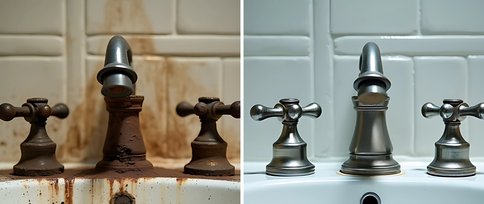 Cleaning Before After